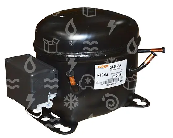 kompresor Cubigel, GVM57AA / LBP - R134a, 220 - 240V, 50 Hz